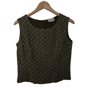 Libbie Lane Vintage Sequin Beaded Sleeveless Top
